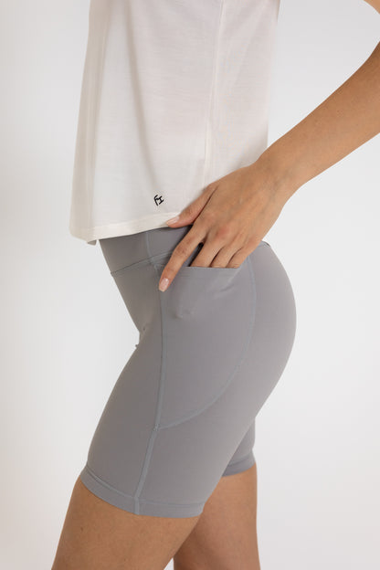 Endurance Biker Shorts - Gray